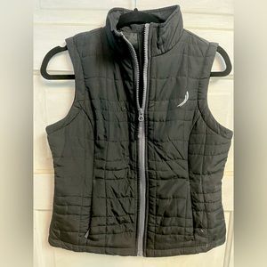 Black petite small vest